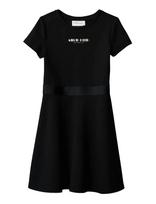 Calvin Klein - Fit And Flare Punto Dress - Suknelė trumpomis rankovėmis - Juoda