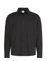 Calvin Klein - Ls Aop Jacquard Easy Shirt - Laisvalaikio marškiniai - Juoda
