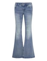 Gina Tricot - Glow Low Flare Jeans - Platėjančios kelnės - Mėlyna