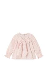 Fliink - Zorro Ls Bow Blouse - Palaidinės ir tunikos - Rožinė