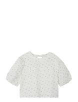 LMTD - Nlfheersa Ss Crop Top - Palaidinės ir tunikos - Kreminė spalva