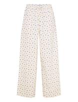Lollys Laundry - Ritall Pant - Plačios kelnės - Kreminė spalva
