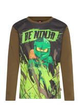 Lego Wear - Lego® Ninjago® T-Shirt L/S - Lwtaffy 702 - Ilgarankoviai marškiniai - Žalia