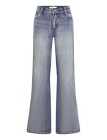 ABRAND - 99 Low Baggy Flare Tall Keira Mid Vintage Blue - Platėjančios kelnės - Mėlyna
