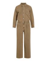 ROUGE EDIT - Roujolie Ls Denim Jumpsuit - Kombinezonas - Ruda