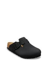 Birkenstock - Boston Wb Lenb Black - Mulai ir klumpės - Juoda