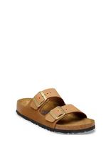 Birkenstock - Arizona Sfb Lenb Mink - Plokščiapadžiai sandalai - Ruda