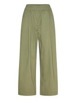 Rue De Tokyo - Pia Gmtd Poplin - Plačios kelnės - Chaki spalva