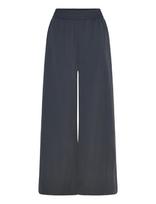 Rue De Tokyo - Prisila Crinkled Tencel - Plačios kelnės - Tamsiai mėlyna