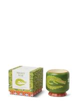 Paddywax - Doftljus Adopo Krokodil 226G Fikonkaktus - Kvapni žvakė - Žalia