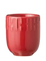 Aida - Confetti Chili Mini Kop Med Relief Porcelæn 5 Cl. - Espreso puodelis - Raudona