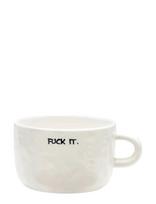 Anna + Nina - Fuck It Cappuccino Mug - Kavos puodelis - Balta