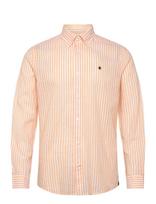 Morris - Douglas Linen Stripe Shirt-Classic Fit - Lininiai marškiniai - Marga / raštuota