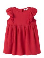 Name It - Nmfjulita Capsl Dress - Suknelė trumpomis rankovėmis - Raudona