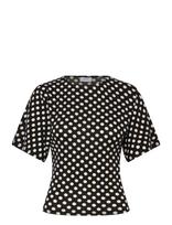 Grunt - Grnova Dots Ss Tee - Marškinėliai trumpomis rankovėmis - Juoda