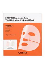 COSRX - Cosrx 5 Pdrn Hyaluronic Acid Vital Hydrating Hydrogel Mask 3-Pack - Lakštinė kaukė - Balta