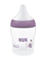 NUK - Perfect Match Bottle 150 Ml, Hippo - Kūdikių buteliukas - Violetinė