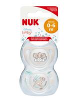 NUK - Trendline Pacifier Lion King, Size 0-6 Months - Čiulptukas - Marga / raštuota