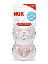 NUK - Trendline Pacifier Bambi, Size 6-18 Months - Čiulptukas - Rožinė