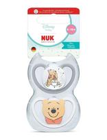 NUK - Perfect Match Air Winnie The Pooh, Size 6-18 Months - Čiulptukas - Pilka