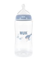 NUK - First Choice Bottle 300 Ml, Whale - Kūdikių buteliukas - Mėlyna
