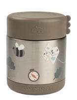 Done By Deer - Insulated Food Jar Tiny Trails Sand 300 Ml - Baby Thermoses - Ruda