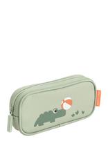 Done By Deer - Pencil Case Playground Green - Pieštukų dėklas - Žalia
