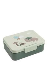 Done By Deer - Lunch Box W/Divider Tiny Trails Green - Kūdikių maisto indelis - Žalia