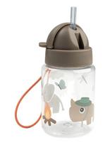 Done By Deer - Straw Bottle Tiny Trails Sand 280 Ml - Gertuvė - Ruda