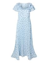 YAS - Yassvea Ss Ankle Dress - D2D - Ilga suknelė - Mėlyna
