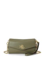 Lauren Ralph Lauren - Soft Nappa-Trn Wrst Crs-Woc-Lrg - Piniginė - Chaki spalva