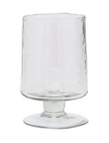 Urban Nature Culture - Urban Nature Culture Wine Glass Hammered Transparent - Raudonojo vyno taurės - Nude