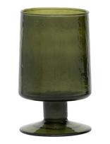 Urban Nature Culture - Urban Nature Culture Wine Glass Hammered Banana Palm - Raudonojo vyno taurės - Žalia
