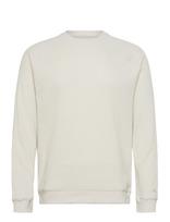 Champion - Crewneck Long Sleeve T-Shirt - Sportinis megztinis - Kreminė spalva