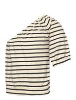 Grunt - Grlou Stripe Top - Palaidinės ir tunikos - Kreminė spalva