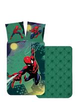 Spider-man - Bed Linen Junior Spiderman 1926 - 100X140, 40X45 Cm - Patalynės komplektas - Žalia