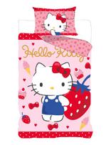 Hello Kitty - Bed Linen Hello Kitty Hk24-3469 100X140 40X45 Cm - Patalynės komplektas - Rožinė