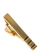 AN IVY - Black Triple Golden Bar 3,5 Cm - Kaklaraiščių segtukai - Aukso