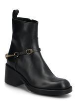 Chloé - Dakota Harness Strap Leather Ankle Boots - Aulinukai - Juoda