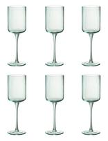 J-Line - S/6 Wine Glass Ralph Menthe - Raudonojo vyno taurės - Žalia