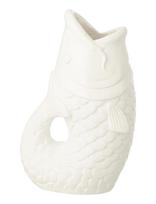 J-Line - Flwrpot Fish Outdoor Magn Wh S - Gėlių vazonas - Balta