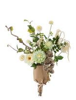 Bloomingville - Rise Bouquet - Džiovintos gėlės - Balta