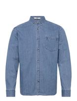 NEUW - Regular Fit Denim Shirtmid Indigo - Džinsiniai marškiniai - Mėlyna
