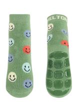 Melton - Smile Socks - Anti-Slip - Neslystančios kojinės - Žalia