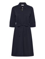 BUSNEL - Tove Dress Minimal - Iki kelių ir midi suknelės - Tamsiai mėlyna