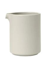 Blomus - Creamer - 0,28 L, Ø 7,5 Cm - Pilar - Moonbeam - Pieno ąsotis - Kreminė spalva