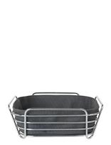 Blomus - Bread Basket - 9,5 X 26 X 26 Cm - Delara - Magnet - Duoninės ir krepšeliai - Pilka