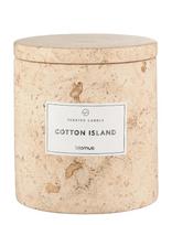 Blomus - Scented Travertine Candle - 11 Cm, Ø 10 Cm - Frabli - Travertine - Kvapni žvakė - Smėlio