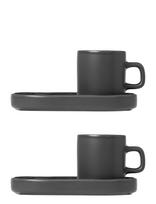 Blomus - Set Of 2 Espresso Cups - 0,05 L, Ø 5 Cm - Pilar - Agave Green - Espreso puodelis - Žalia