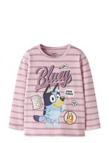 Name It - Nmfjona Bluey Ls Nreg Top Box Noos Sky - Ilgarankoviai marškinėliai - Marga / raštuota